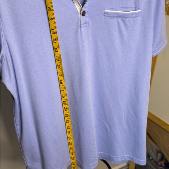 Banana Republic Light Blue Polo with White Trim - Picture 7 of 7